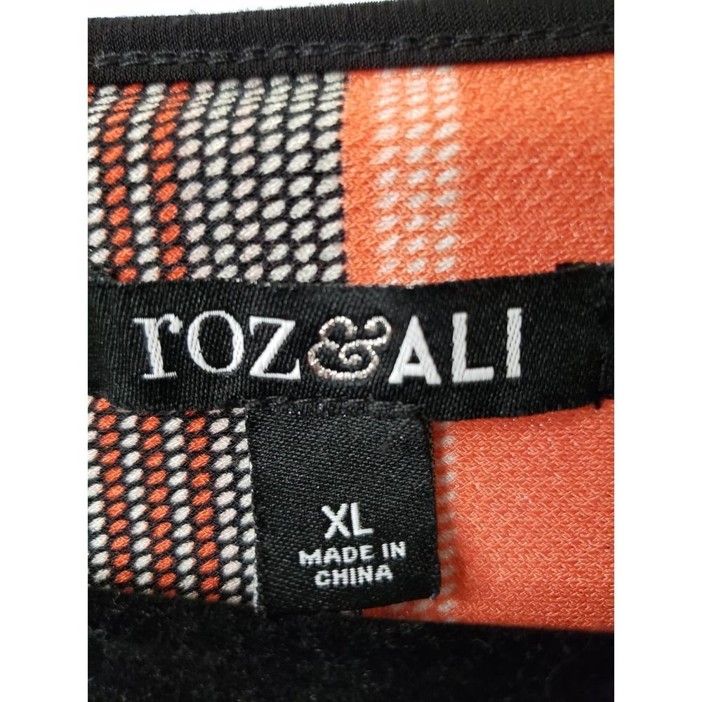 Roz and Ali Striped Blouse. Casual, Vintage Revival, Y2K 100130 - Picture 4 of 4